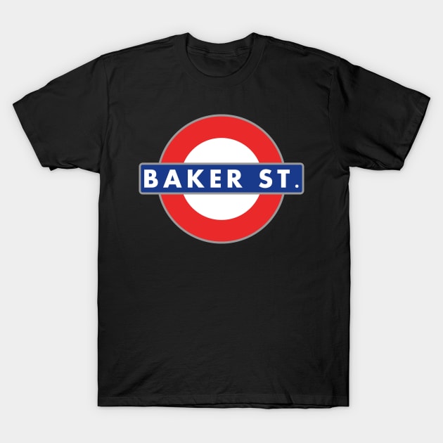 BAKER STREET 221B T-Shirt by KARMADESIGNER T-SHIRT SHOP